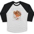 Senior Mom Class Of 2026 Coquette Bow Basketball Graduation Baseball Raglan Shirt