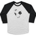 Senior Mommy Class Of 2026 Soccer Graduation Heart Premium Tri-Blend Baseball Raglan Shirt