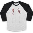 Senior Sister Class Of 2026 Baseball Graduation Heart Baseball Raglan Shirt