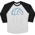 Senior Volleyball Dad Class Of 2025 Graduation Graduate Baseball Raglan Shirt
