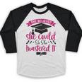 She Believed She Could So She Mastered It Graduation Baseball Raglan Shirt