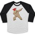 Sloth Dabbing 5th Grade Graduation Shirt Fifth Grade Grad Baseball Raglan Shirt