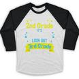 So Long 2nd Grade Here I Come 3rd Grader Graduation Baseball Raglan Shirt