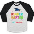 So Long Kindergarten Graduation 2025 Graduate 1st Grade Baseball Raglan Shirt