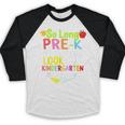 So Long Pre-K Kindergarten Here I Come Graduation Kids Baseball Raglan Shirt