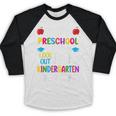 So Long Preschool Kindergarten Here I Come Graduation Baseball Raglan Shirt