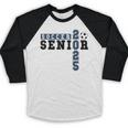 Soccer Senior Night Soccer Senior 2025 Graduation 28 Baseball Raglan Shirt