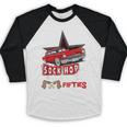 Sock Hop Fabulous Fifties Rock N Roll Automobile Nostalgia Baseball Raglan Shirt