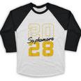 Sophomore 2028 Class Of 2028 Graduation 2028 10th Grade Baseball Raglan Shirt