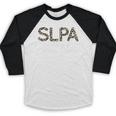 Speech Therapy Graduation For SLPA Therapist Baseball Raglan Shirt