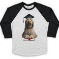 Spinone Italiano Dog Graduation Cap School Graduate Owner Men Women Kids Baseball Raglan Shirt