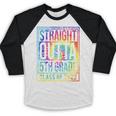 Straight Outta 5th Grade Class Of 2022 School Graduation Baseball Raglan Shirt