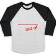 Straight Outta First Grade Graduation 1st GradeShirt Baseball Raglan Shirt