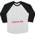 Straight Outta Preschool Class Of 2018 Graduation Shirt Baseball Raglan Shirt