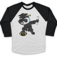 Student Graduation 2022 Panda Football Boys Girls Teenager Baseball Raglan Shirt