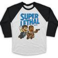 Super Lethal Cute Nostalgia Baseball Raglan Shirt