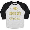 Super Proud Bonus Dad Of 2025 Graduate Graduation Family Baseball Raglan Shirt
