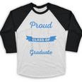 Super Proud Friend Of 2025 Graduate Senior Graduation Family Baseball Raglan Shirt