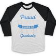 Super Proud Grandparent Of 2025 Graduate Graduation Family Baseball Raglan Shirt