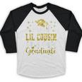 Super Proud Little Cousin Of 2025 Graduate Graduation Family Baseball Raglan Shirt