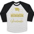 Super Proud Mommom Of 2025 Graduate Senior Graduation Family Premium Baseball Raglan Shirt