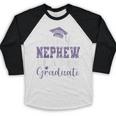 Super Proud Nephew Of 2026 Graduate Senior Graduation Family Baseball Raglan Shirt