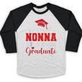 Super Proud Nonna Of 2025 Graduate Senior Graduation Family Baseball Raglan Shirt