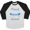 Super Proud Partner Of 2025 Graduate Graduation Family Baseball Raglan Shirt