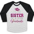 Super Proud Sister Of 2025 Graduate Senior Graduation Family Premium Tri-Blend Baseball Raglan Shirt