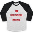 I Survived My Brother's High School Diploma Graduation Baseball Raglan Shirt