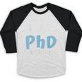 i Survived My Dad's Phd Dissertation College Graduation 2021 Baseball Raglan Shirt