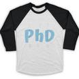 i Survived My Daughters Phd Dissertation College Graduation Baseball Raglan Shirt