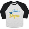i Survived My Fiance's Masters Degree Graduation Gifts Baseball Raglan Shirt