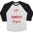i Survived My Fiance's Nursing Degree Graduation Gifts Baseball Raglan Shirt