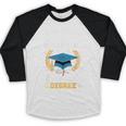 I Survived My Girlfriend's Bachelor's Degree Graduation Baseball Raglan Shirt