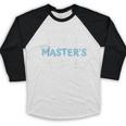 i Survived My Husbands Masters Degree College Graduation Baseball Raglan Shirt