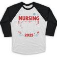I Survived Nursing School Class Of 2025 Nurse Graduation Baseball Raglan Shirt