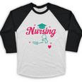 I Survived Nursing School Class Of 2026 Nurse Graduation Baseball Raglan Shirt