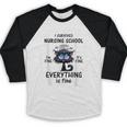 I Survived Nursing School Graduation 2025 Baseball Raglan Shirt