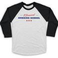 Survived Nursing School Graduation Student Baseball Raglan Shirt