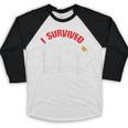 I Survived My Partner's Law Degree Graduation Shirt Baseball Raglan Shirt