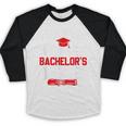 I Survived My Wife's Bachelor's Degree Graduation Baseball Raglan Shirt