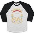 Survived My Wife's Master's Degree College Graduation Baseball Raglan Shirt