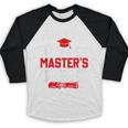 I Survived My Wife's Master's Degree Graduation Baseball Raglan Shirt