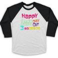 Sweet Happy Last Day Of 3rd Grade Kids GraduationBaseball Raglan Shirt