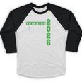Swimming Senior Night Swim Senior 2026 Graduation 33 Baseball Raglan Shirt