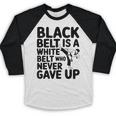 Taekwondo Belt Club Graduation Baseball Raglan Shirt
