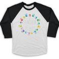 Teacher Of Tiny Humans Preschool Kindergarten Graduation Baseball Raglan Shirt