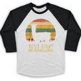 Test Day No Probllama Silhouette Teacher Student Graduation Baseball Raglan Shirt
