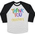 Thank You Teacher Appreciation Graduation Men Women Girls Kids Baseball Raglan Shirt